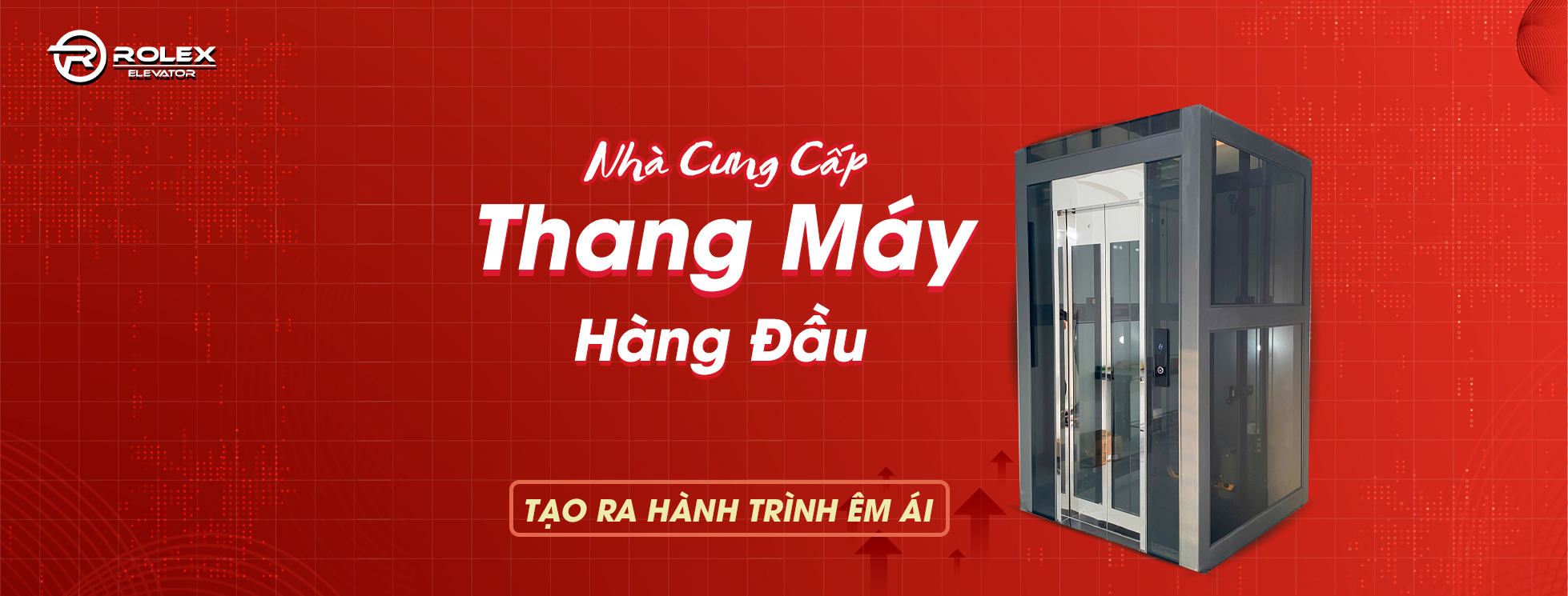 banner thang máy rolex